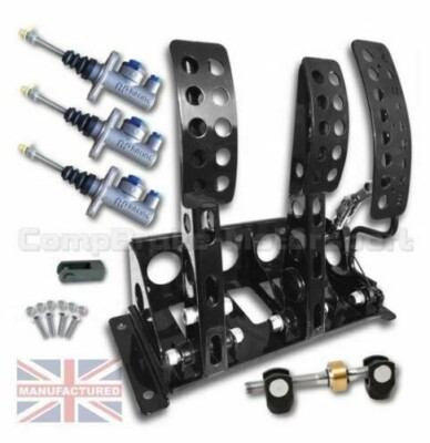 Für VW Lupo Boden Befestigung Hydraulik Pedal Box Set   Sportline 3-PEDAL Ld