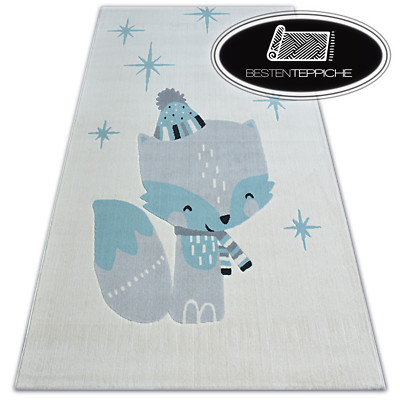 Modern Children Rug Pastel fuchs Soft and Tight Woven Balta Low-Pile