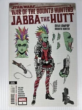 Star Wars War of the Bounty Hunters Jabba Hutt #1 2nd Print 1st Deva Marvel 2021
