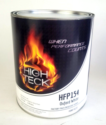 HIGH TECK HFP154 Ford YZ Oxford White Basecoat Paint Gallon | eBay