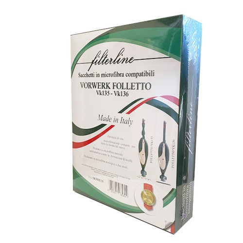 Sacchetti FOLLETTO COMPATIBILE Made in Italy alta qualità VK135 VK136 05035  | eBay