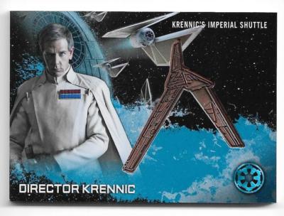 2016 Topps Star Wars Rogue One Series Medallion Director Krennic Shuttle 
