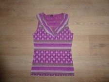 S.OLIVER SELECTION Chiffon Bluse Schlupfbluse Stretch Ärmellos Gr.40 *w.NEU* R0