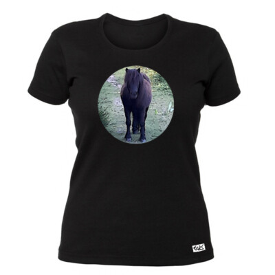 EAKS  Damen Girlie T-Shirt ''Pferd / Horse'' (Equus) Pferdeshirt Reiten Reitsport