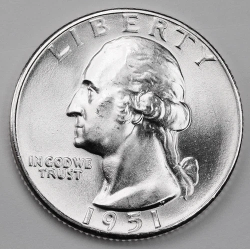 1951-P Washington Quarter — photo from another recent sale