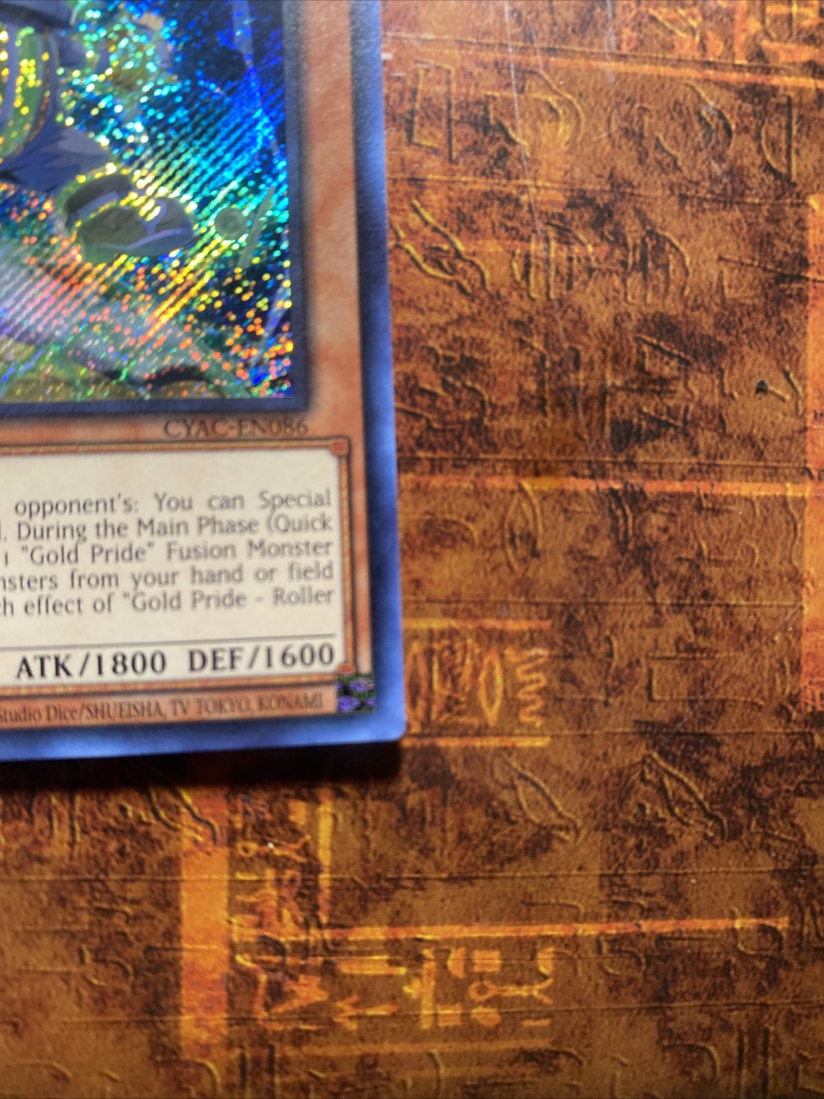 Yugioh Gold Pride Roller Baller CYAC EN086 Secret Rare 1st Ed NM EBay