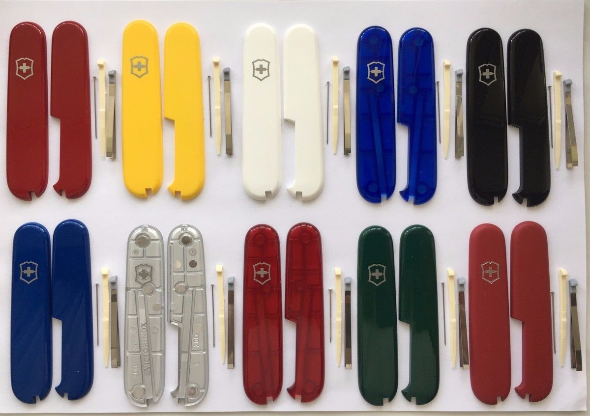 SWISS ARMY VICTORINOX 91mm SCALES/HANDLES WITH TWEEZER+TOOTHPICK+PIN