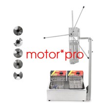 Double Cylinder Electric Fryer Churros Maker Machine Hand Use Spain ChurrosMaker