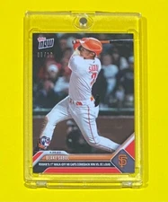 2023 MLB Topps Now Blake Sabol Rookie RED PARALLEL /10 SSP Giants #184 RC 🔥