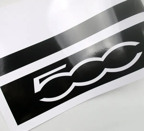 Fits Fiat 500 side racing stripes stickers,decals,graphics. * Any Colour - Picture 5 of 5