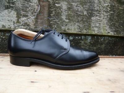 JOSEPH CHEANEY DERBY SCHUHE SCHWARZ LEDER UK7 HERREN ELSTON TOP ZUSTAND
