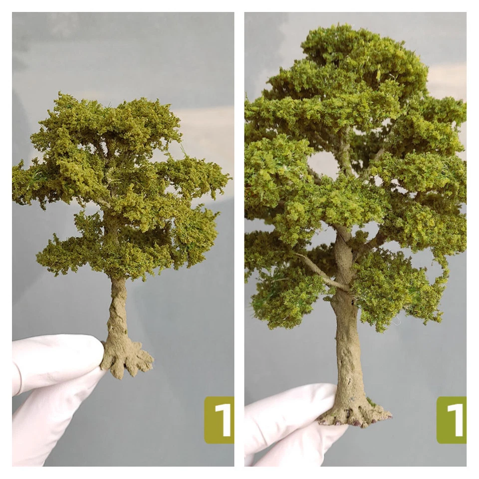 1Pc 10-15Cm Ho/oo Scale Autumn Trees Miniatures Garden Landscape Scenery Model - Image 2 of 4