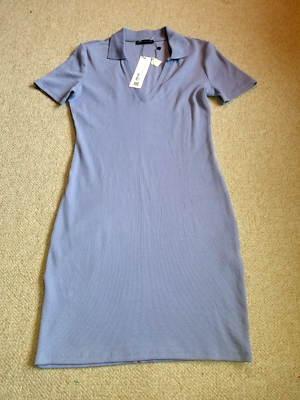 strapless open back dress Zara Women's Cotton Ribbed Bodycon Dress | S UK8 main image 0