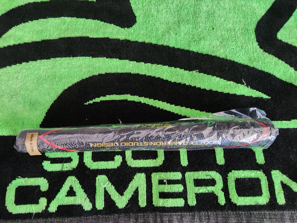 Poignée De Putter Scotty Cameron Custom Shop - Matador Grande, Rouge Et Noir - Neuf