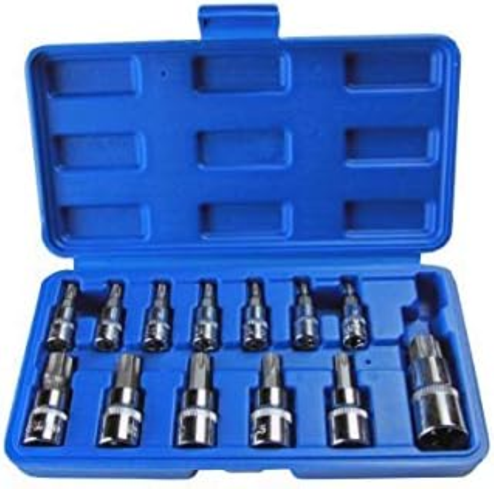 US PRO 13 pz Torx Star Set-Tamper Bit Socket T8-T70 1497
