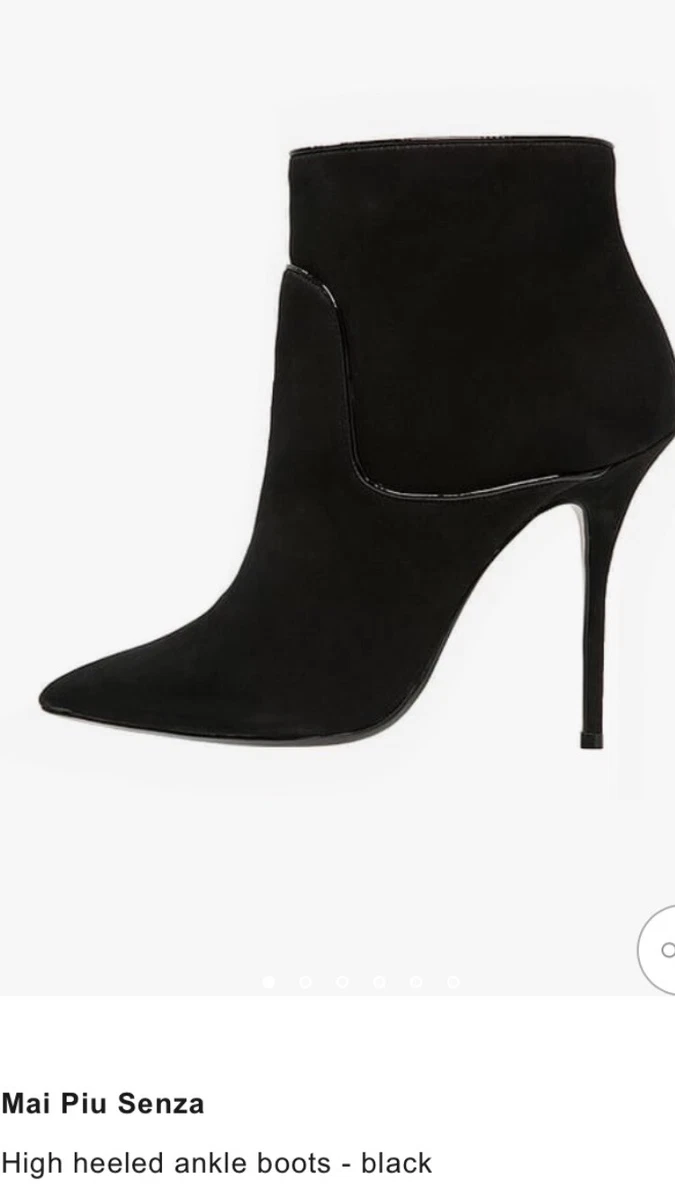 Black stiletto hotsell ankle boots