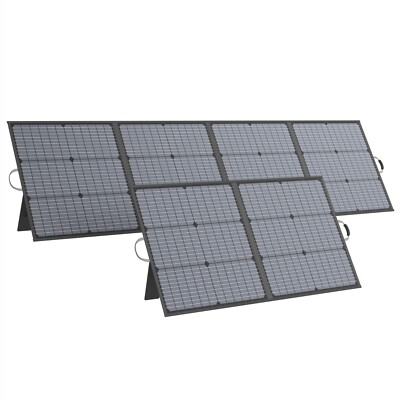 MHPOWOS 110W 220W Foldable Solar Panel for Jackery Ecoflow Bluetti Power station