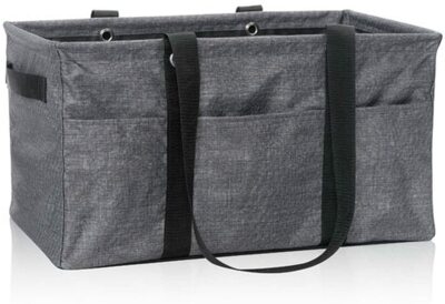 Large Utility Tote Bag – Perfect For Beach, Laundry, Or Picnic (Foldable Canvas Organizer)