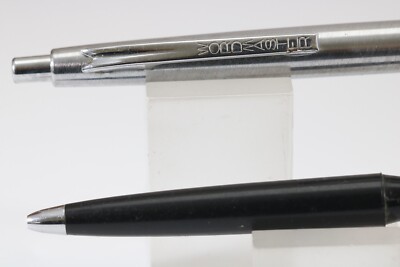Vintage Scripto Wordmaster gebürsteter Stahl Kugelschreiber, CT (Original Mine)