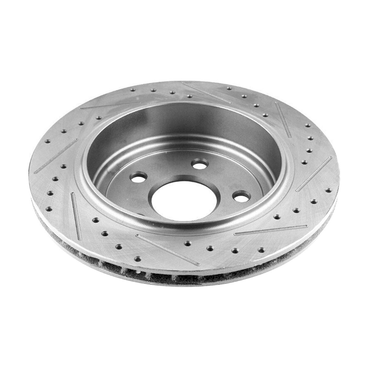 Hawk Talon 2014 Jeep Grand Cherokee SRT Drilled and Slotted Rear Brake Rotor Set