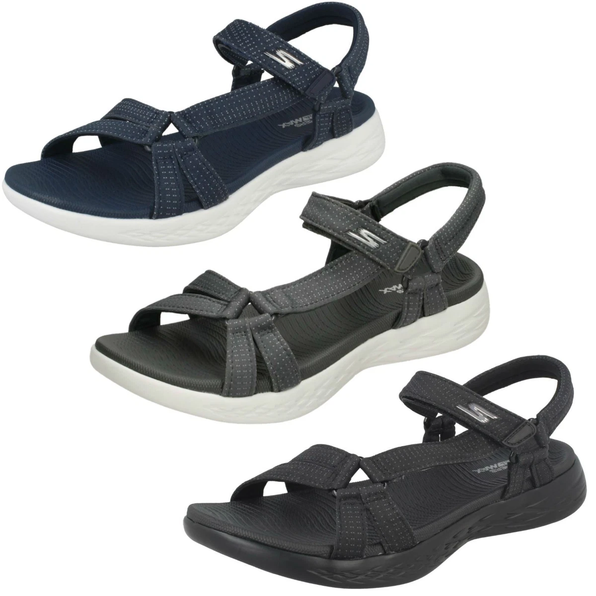 Skechers brilliancy shop womens strap sandals