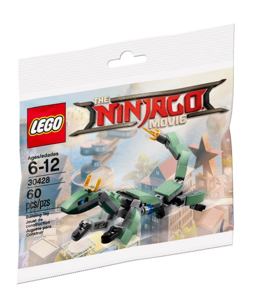 Genuine Lego The Ninjago Movie Polybag 30428 Green Dragon Lloyd