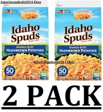 2 PACK - Idaho Spuds Premium Hashbrown Potatoes Fully cooked 33 oz Total 66 oz