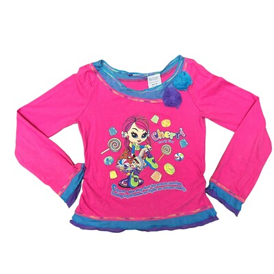 Vintage Lisa Frank Cheri Candy Girl Shirt Kids 7/8
