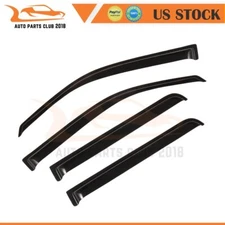 Sun/Rain Guard In-Channel Mount Tape-On Window Visors for 2004-2008 Ford F150