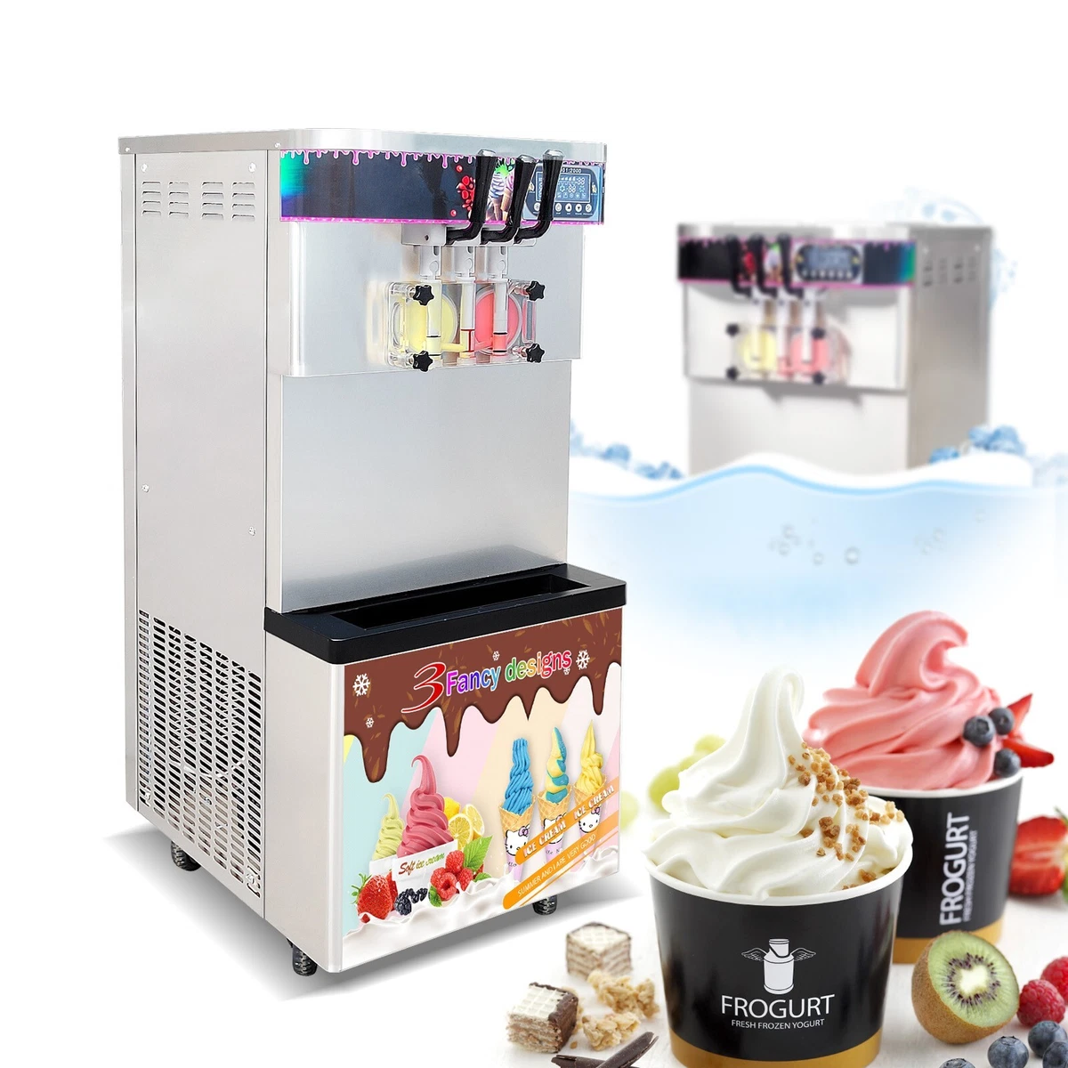 Best frozen yogurt machine commercial hot sale