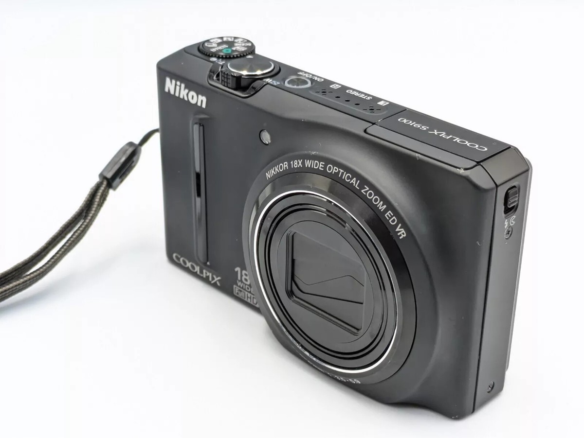 Nikon Coolpix S9100 Compact Digital Camera 12.1 Megapixels