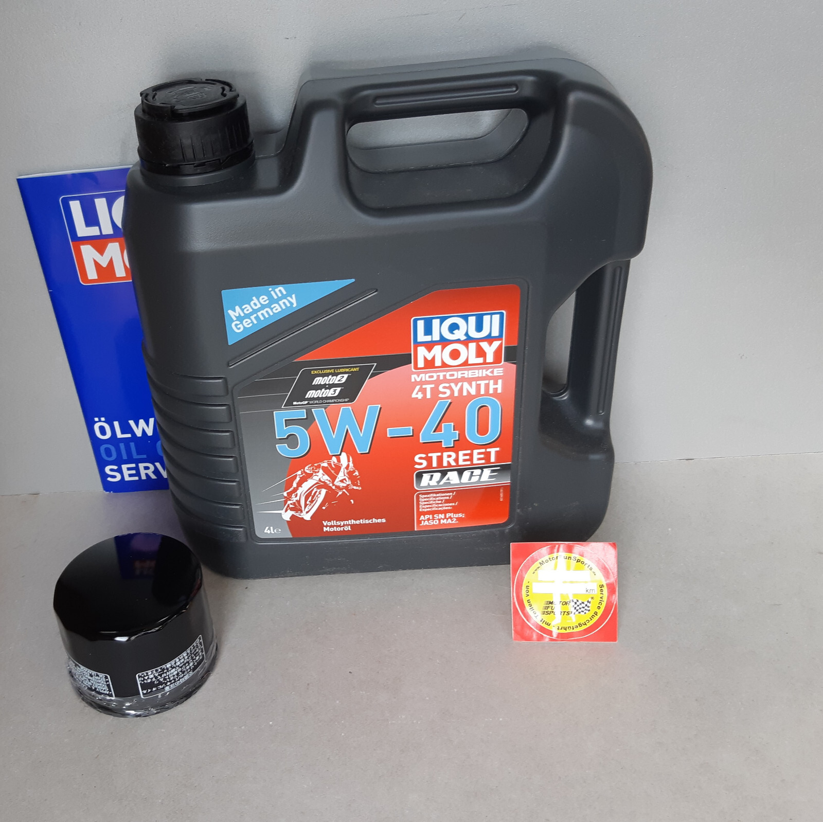 Oil change set BMW R 1250 RS engine oil oil filter Liqui Moly