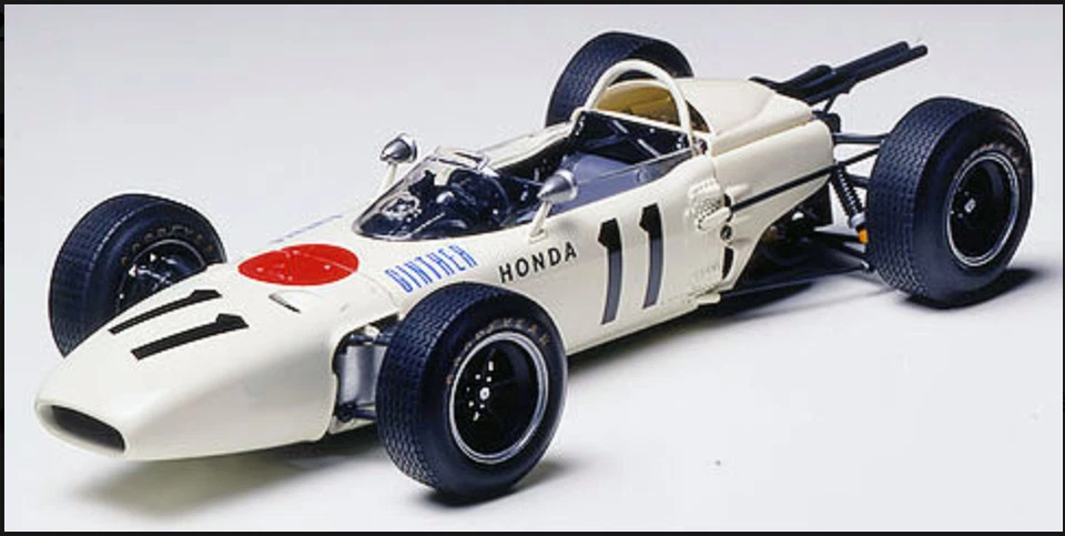 Tamiya Honda RA272 1965 Mexico Winner Kit Montaggio 1/20 #20043 - Immagine 2 di 4