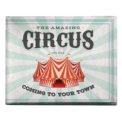Unisex Geldbörse Green | SONOVERDE Circus | Tyvek Recyclingfähig | Geschenkidee