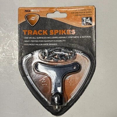 Replacment Steel Track Spikes Sof Sole for Running Shoes Pyramid 1/4 Inch Sealed
