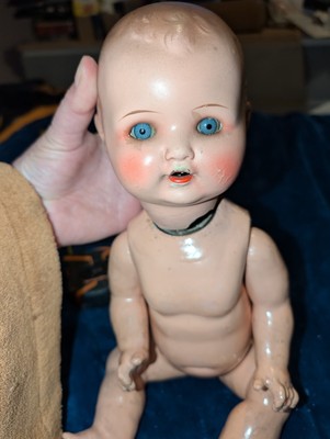 Armand Marseille 16 Zoll Vintage Baby Puppe Kopf braucht Tlc, 40 Körper Top  
