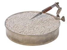 Rotating Annealing Pan With Attachable Third Hand 7 Inch With Pumice