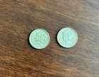 Lot of (2) 1939-P Mercury Silver Dimes, GEM Brilliant Uncirculated