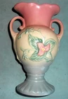 Vintage Hull Pottery (1942-1943) Pink Yellow Blue 10.5” Wildflower Vase W-14