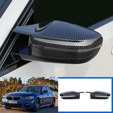 For BMW 7 Series 2016-2022 carbon fibre OX Horn Side Mirrors Rearview Trim Cover