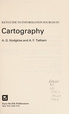 Keyguide to Information Sources in Cartography Hardcover