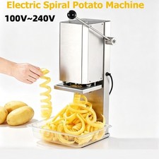 1-9mm Electric Spiral Potato Machine Thickness Adjustable French Fries Machine