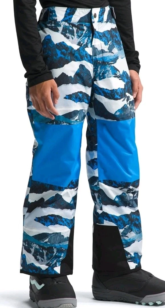 The North Face Freedom Insulated Snow Pants Boys Optic Blue Mnt. Sz XL (14-16)