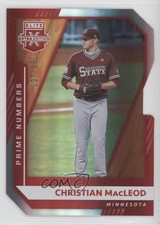 2021 Elite Extra Edition Prime Numbers B Die-Cut 137/151 Christian Macleod 0i4k