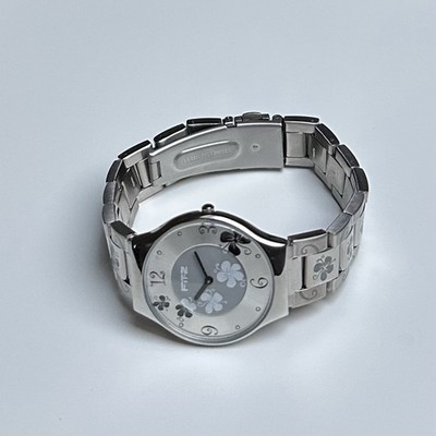 Fit-z Fitz 9488240811 Edelstahl Damen Armbanduhr Uhr Silber Japan Quartz Werk