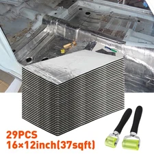 37sq.ft Sound Deadener Noise Blocker Car Fender/Firewall Heat Shield Insulation