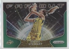 2021 Panini Prizm WNBA Far Out Green Prizm Breanna Stewart #7 uw8