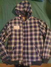 Altamont Hooded Jacket Plaid Medium 
