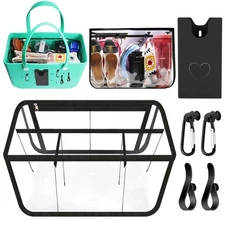 6 PCS Beach Bag Organizer Accessories for Bogg Bag X Large Storage Bag with H...
