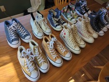LOT of 11 PAIRS - Converse All Star Shoes – Size Unisex 9 - LIKE NEW Displays